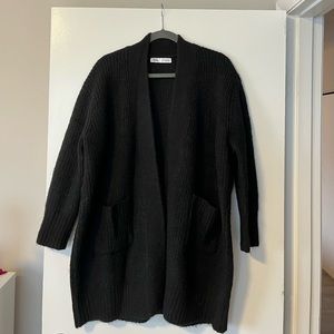 Zara Oversized Black Cardigan
